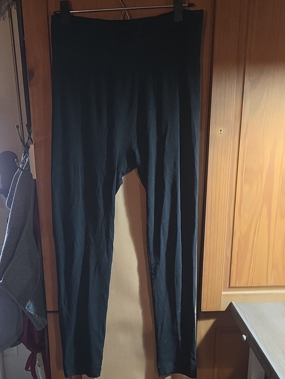 shosho Black Knit LEGGINGS SZ L/ XL